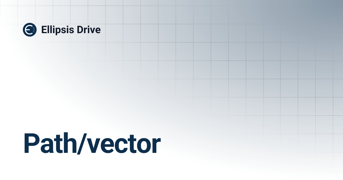 Path/vector | Ellipsis Drive